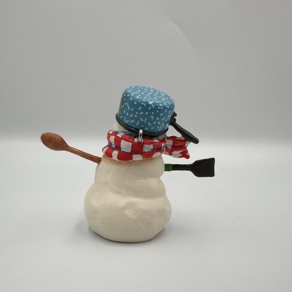 Hallmark 2001 Mitford Snowman Jubilee Christmas Ornament Set 4 Box Dated QX2825 - Picture 11 of 14